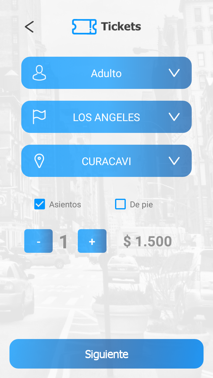 BusTicket - App screenshot
